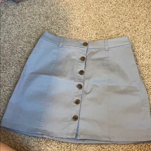 Blue Short Skirt